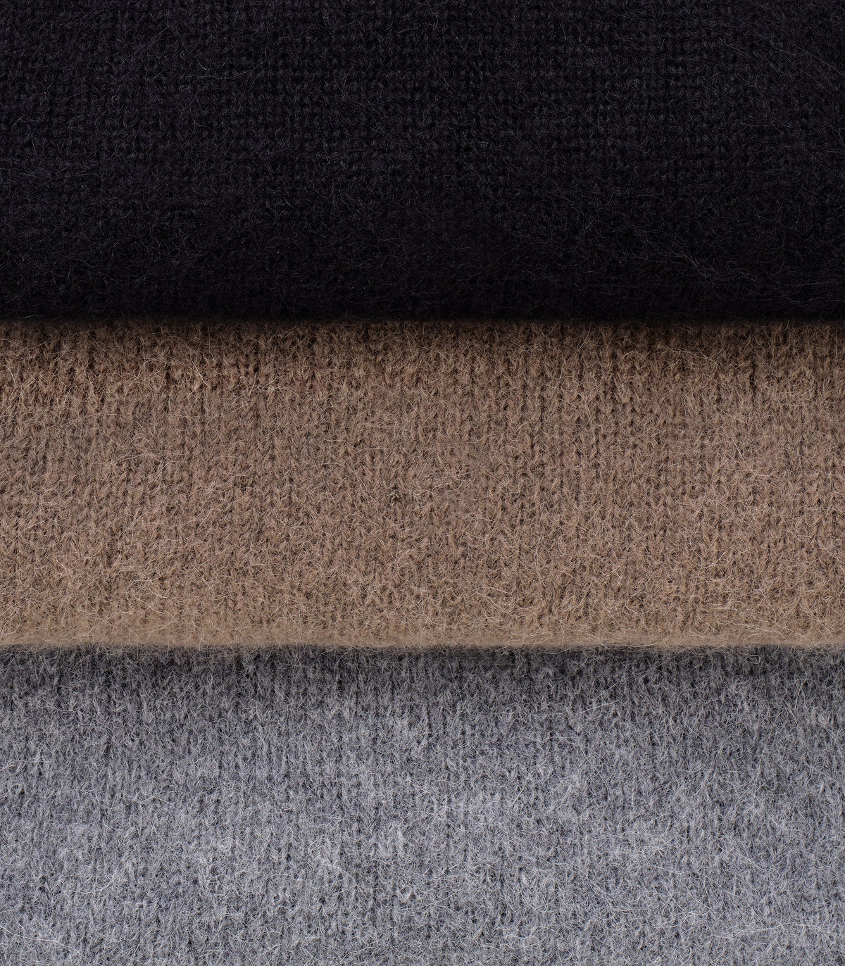 Knickerbocker Fuzz Alpaca Sweater - Black Men's Tops - Sloane Boutique