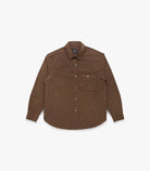 Knickerbocker Jones Cotton Merino Shirt - Brown & Sky Men's Tops - Sloane Boutique
