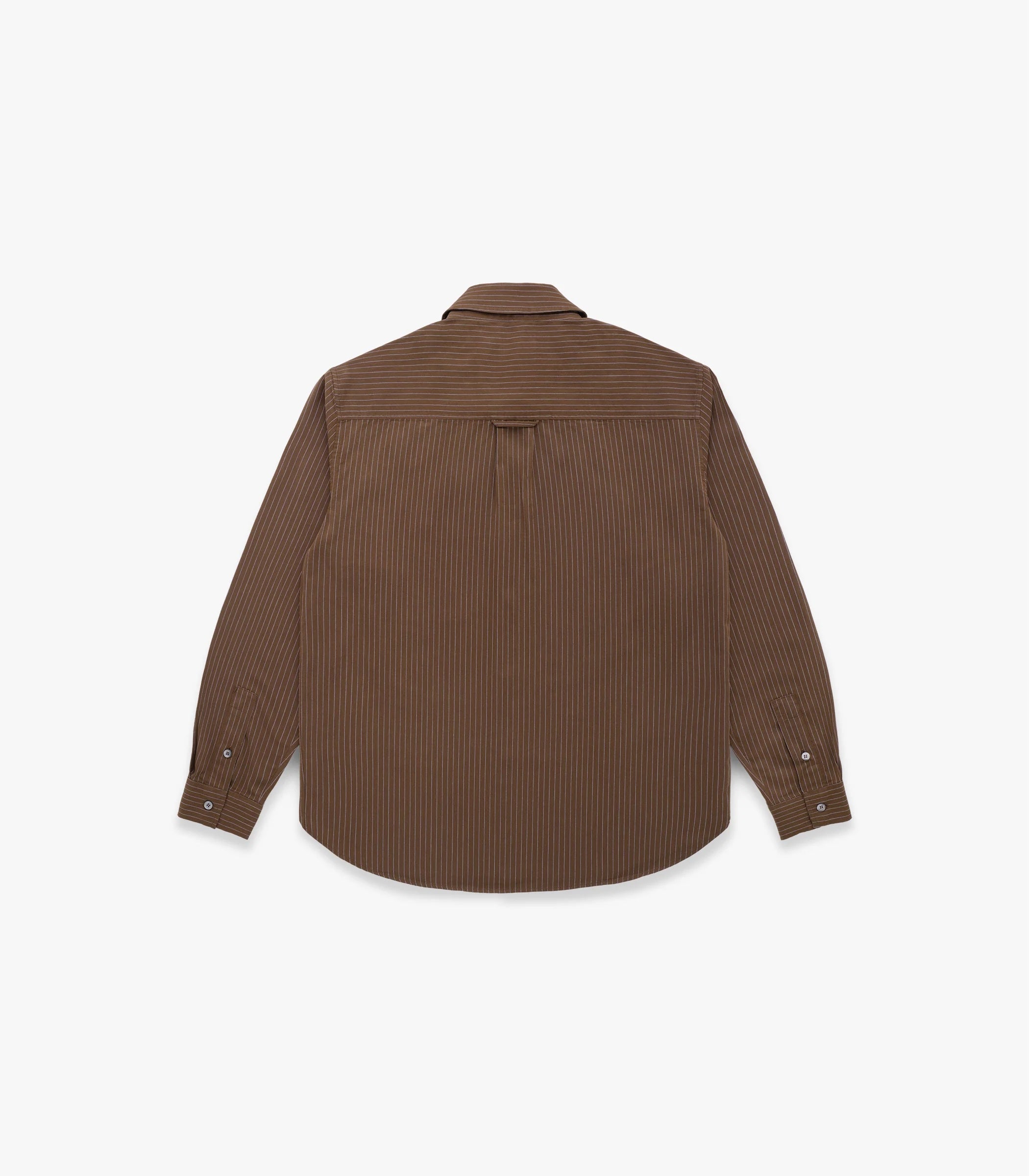 Knickerbocker Jones Cotton Merino Shirt - Brown & Sky Men's Tops - Sloane Boutique