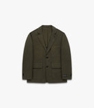 Knickerbocker Lane Twill Cotton & Linen Suit Jacket - Tuscan Olive Men's Tops - Sloane Boutique