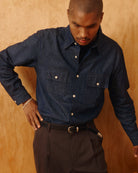 Knickerbocker Pacific Denim Jacket - Dark Wash Indigo Outerwear - Sloane Boutique