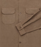 Knickerbocker Penny Corduroy Cotton Shirt - Khaki Men's Tops - Sloane Boutique