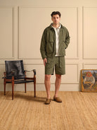 Knickerbocker Scout Nylon Coat - Olive Men's Tops - Sloane Boutique