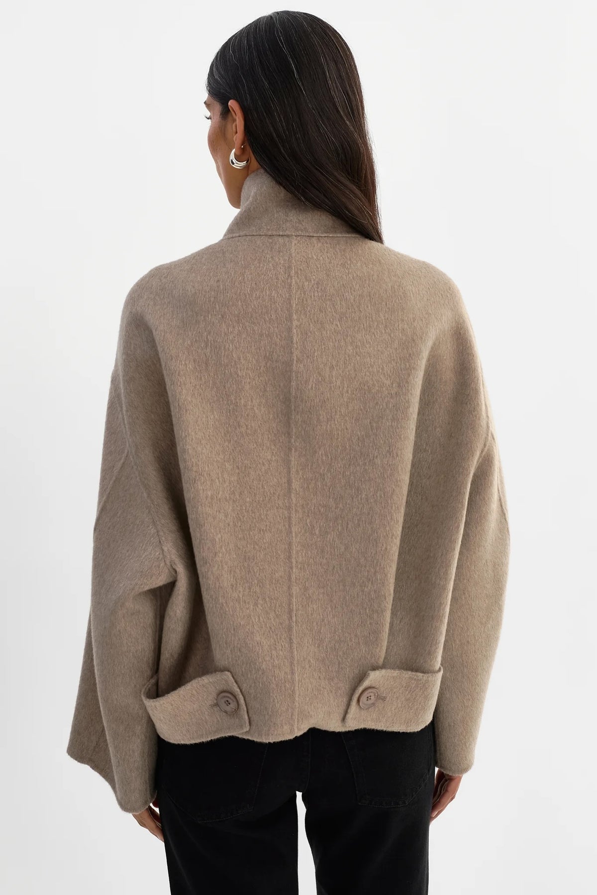 Lamarque McKenna Jacket - Heather Taupe Outerwear - Sloane Boutique