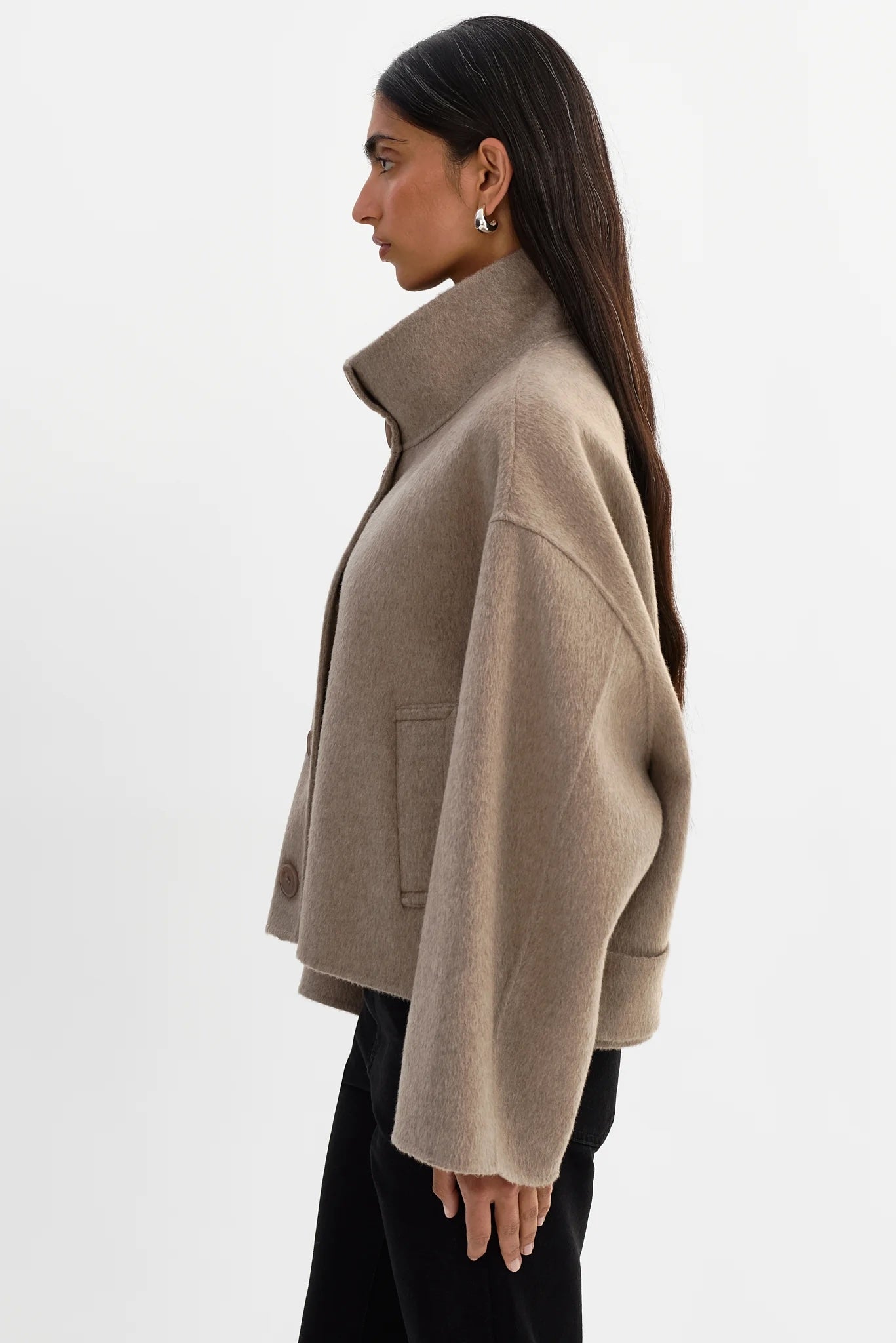 Lamarque McKenna Jacket - Heather Taupe Outerwear - Sloane Boutique