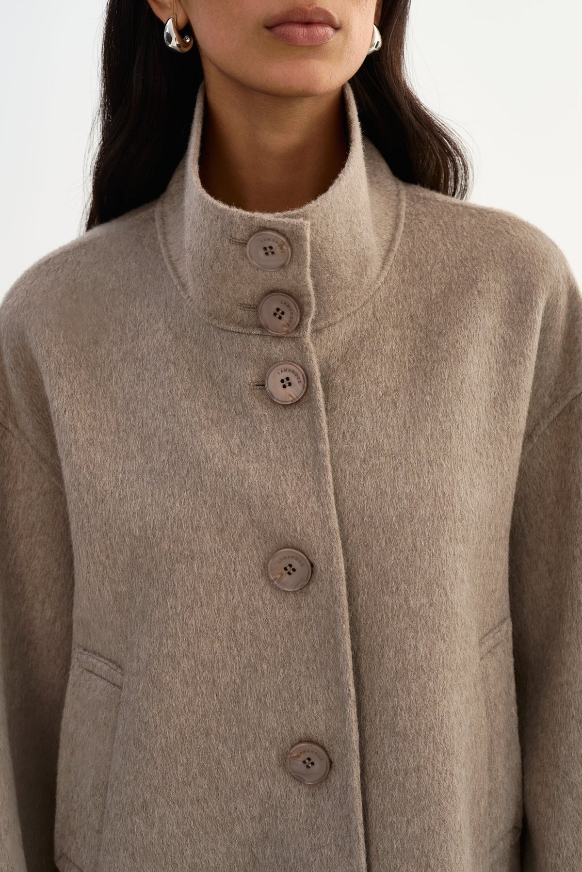 Lamarque McKenna Jacket - Heather Taupe Outerwear - Sloane Boutique