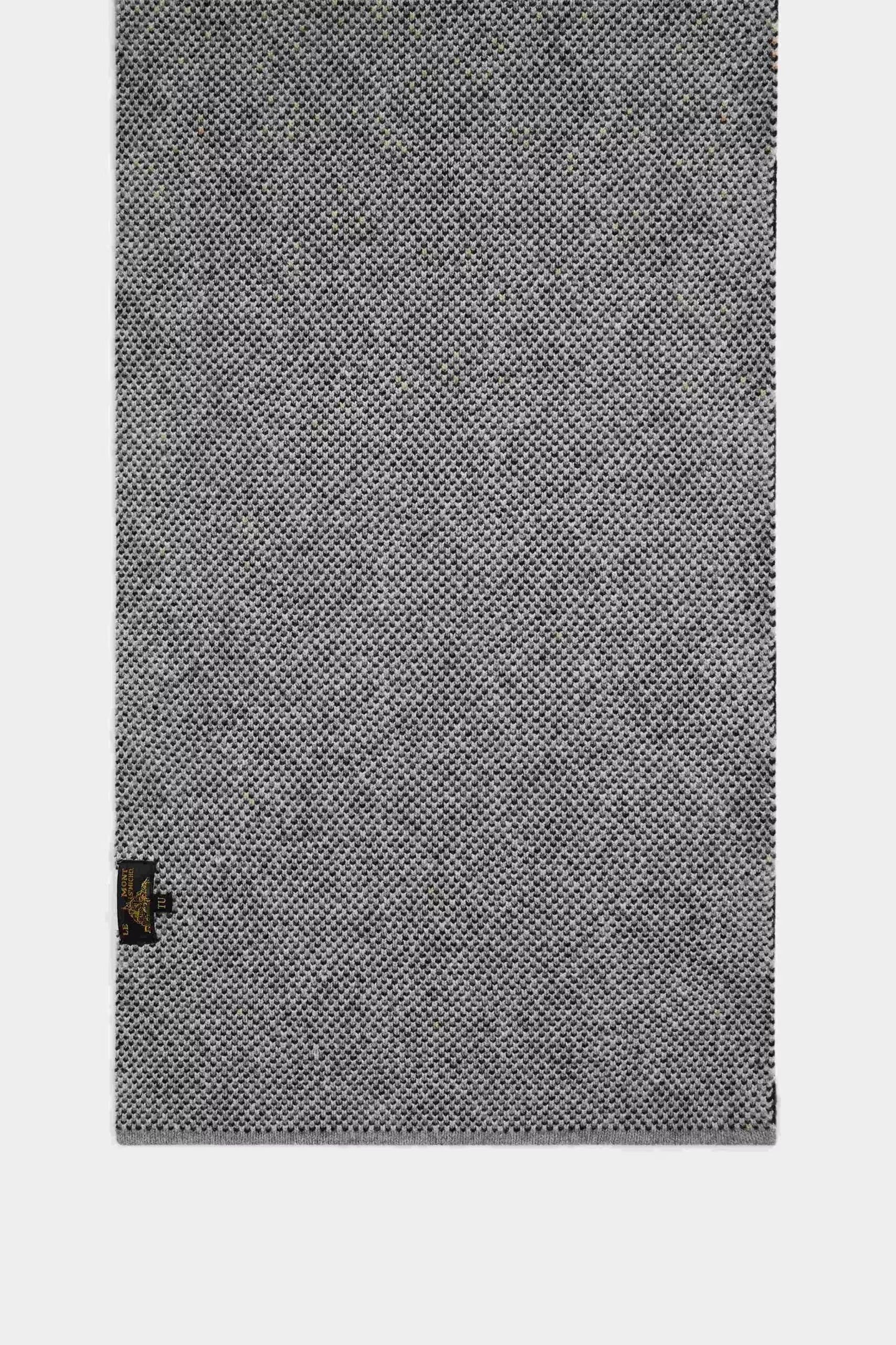 Le Mont St. Michel Argyle Scarf - Grey Accessories - Sloane Boutique