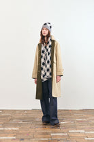 Le Mont St. Michel Argyle Scarf - Grey Accessories - Sloane Boutique