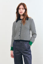 Le Mont St. Michel Gerasie Cardigan - Navy Women's Tops - Sloane Boutique