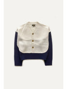 Le Mont St. Michel Suyor-Fancy Ribs Sweater - Navy Women's Tops - Sloane Boutique