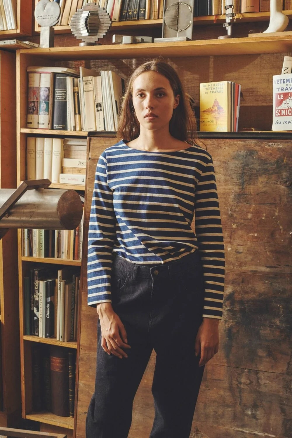 Le Mont St. Michel Tilda - Navy Women's Tops - Sloane Boutique