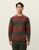 Les Deux Brad Gradient Knit Jumper - Dark Clay Orange Men's Tops - Sloane Boutique