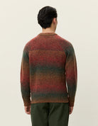 Les Deux Brad Gradient Knit Jumper - Dark Clay Orange Men's Tops - Sloane Boutique