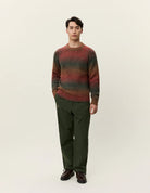 Les Deux Brad Gradient Knit Jumper - Dark Clay Orange Men's Tops - Sloane Boutique