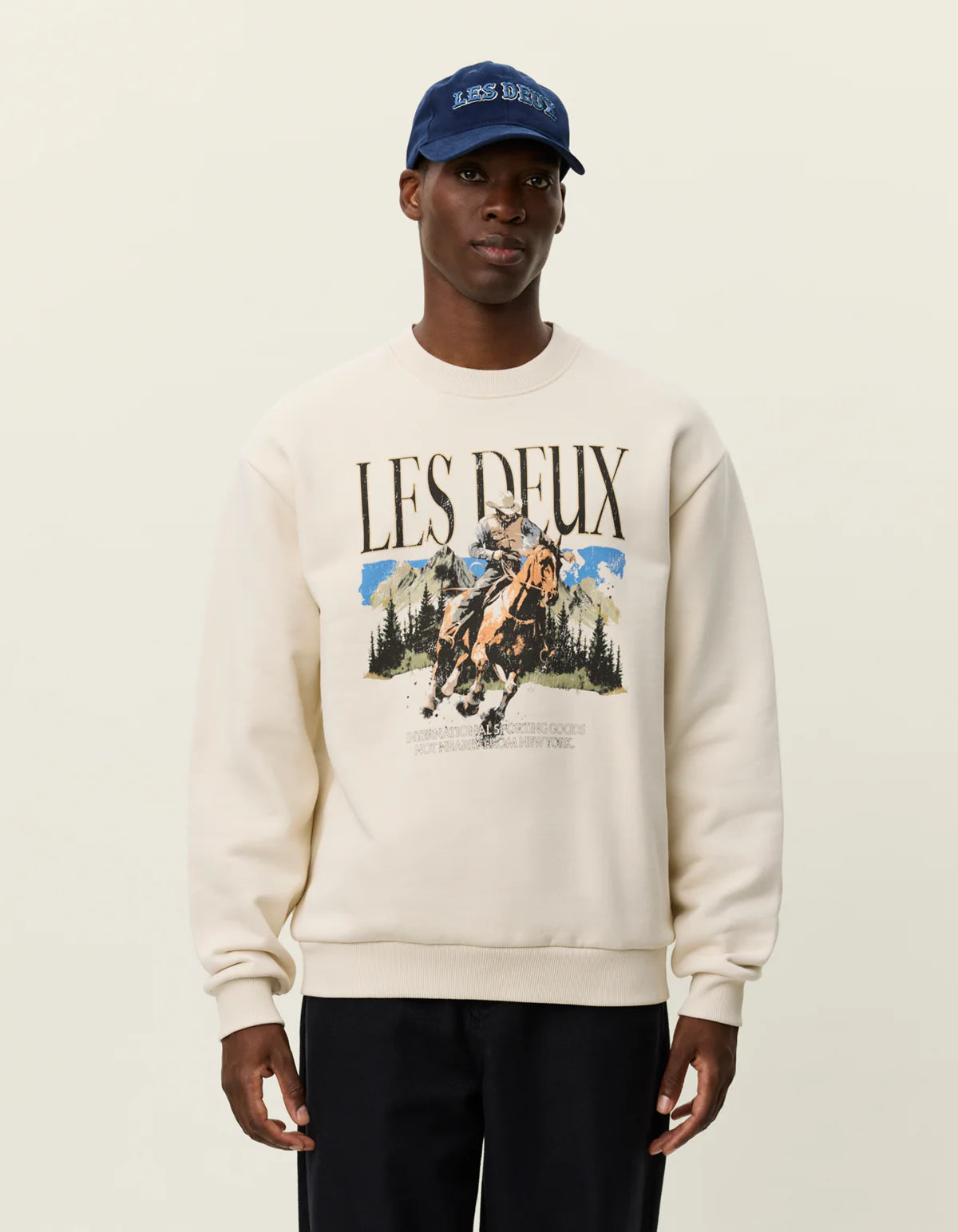 Les Deux Cole Cowboy Sweatshirt - Ivory Men's Tops - Sloane Boutique