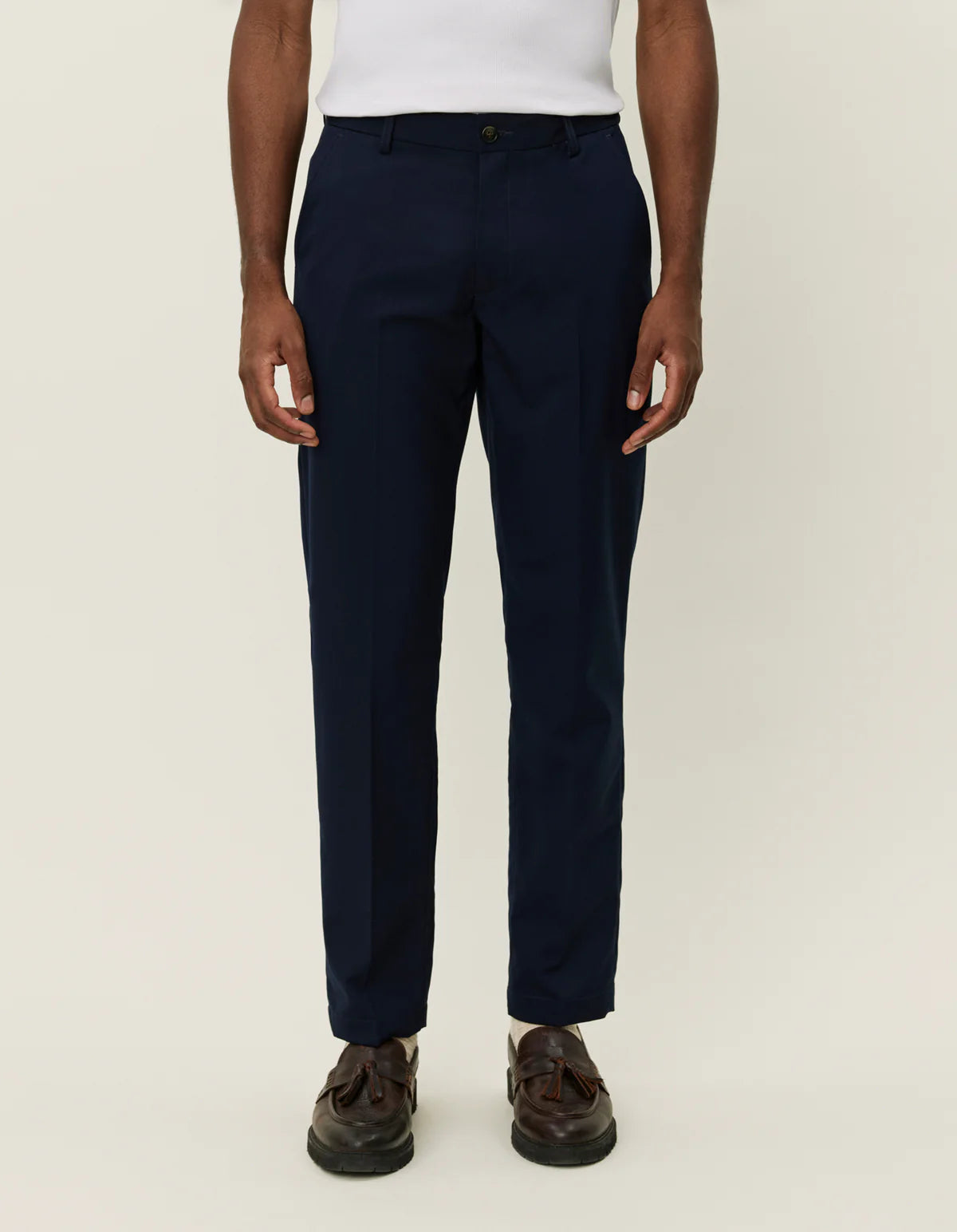 Les Deux Como Reg Suit Pants - Dark Navy Men's Bottoms - Sloane Boutique