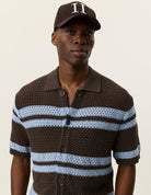 Les Deux Gianni Knit - Turkish Coffee Brown Men's Tops - Sloane Boutique