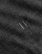 Les Deux Greyson Merino Knit - Dark Grey Melange Men's Tops - Sloane Boutique