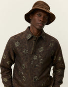 Les Deux Kaleb Flower Jacquard Overshirt - Monk’s Robe Men's Tops - Sloane Boutique