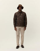 Les Deux Kaleb Flower Jacquard Overshirt - Monk’s Robe Men's Tops - Sloane Boutique