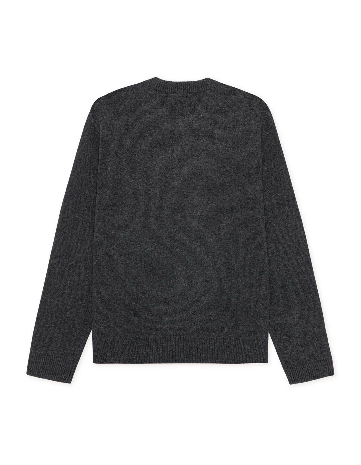 Les Deux Knitted Roundneck Cardigan - Charcoal Melange Men's Tops - Sloane Boutique