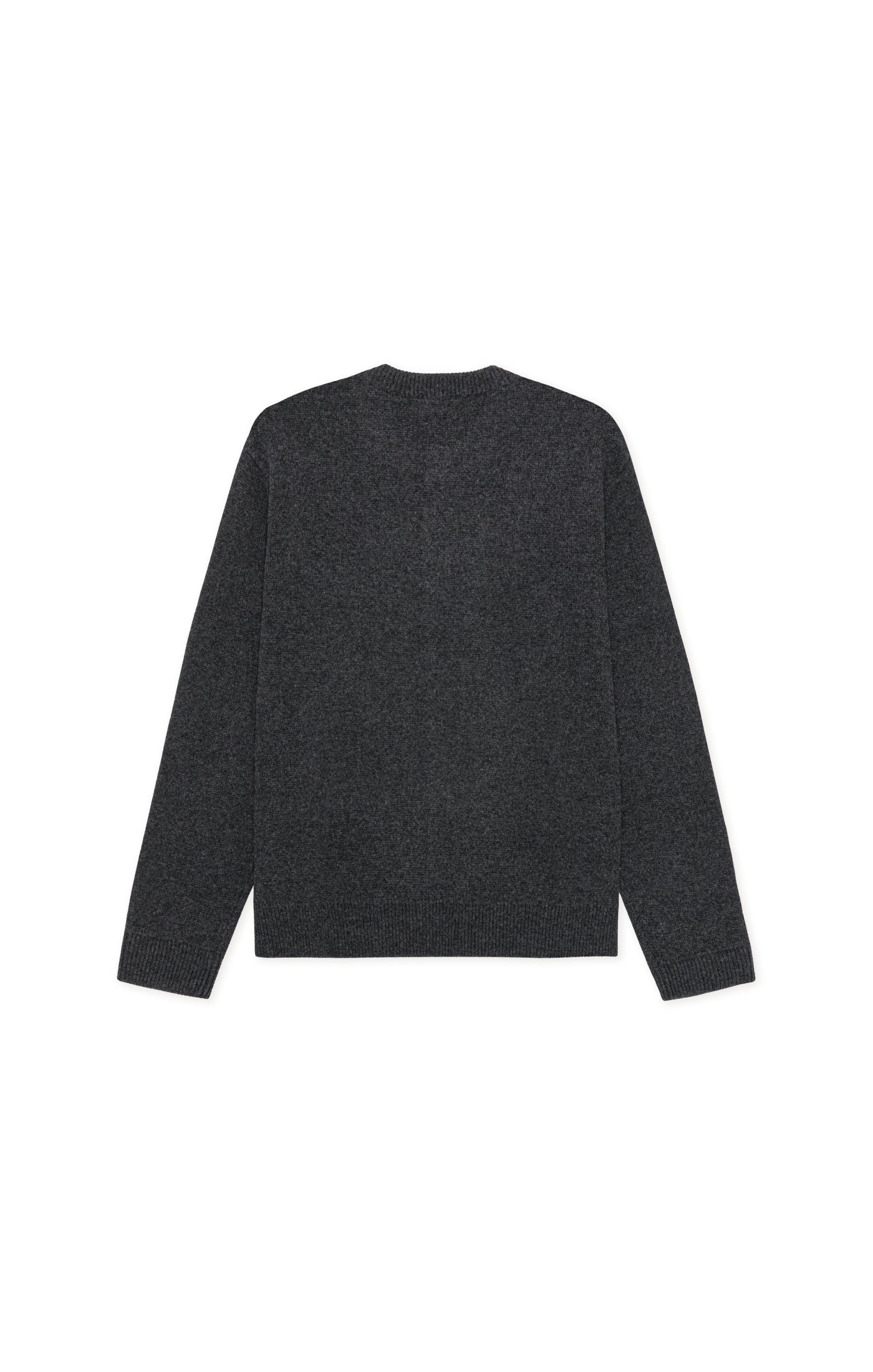 Les Deux Knitted Roundneck Cardigan - Charcoal Melange Men's Tops - Sloane Boutique