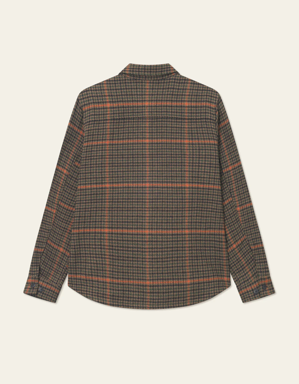Les Deux Kody Houndstooth Overshirt - Teak Brown Men's Tops - Sloane Boutique