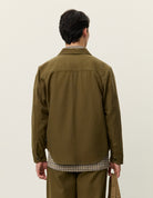 Les Deux Luciano Structured Overshirt - Military Olive Men's Tops - Sloane Boutique