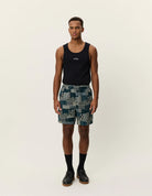 Les Deux Otto Jacquard Shorts - Sea Moss Green Men's Bottoms - Sloane Boutique