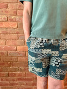 Les Deux Otto Jacquard Shorts - Sea Moss Green Men's Bottoms - Sloane Boutique