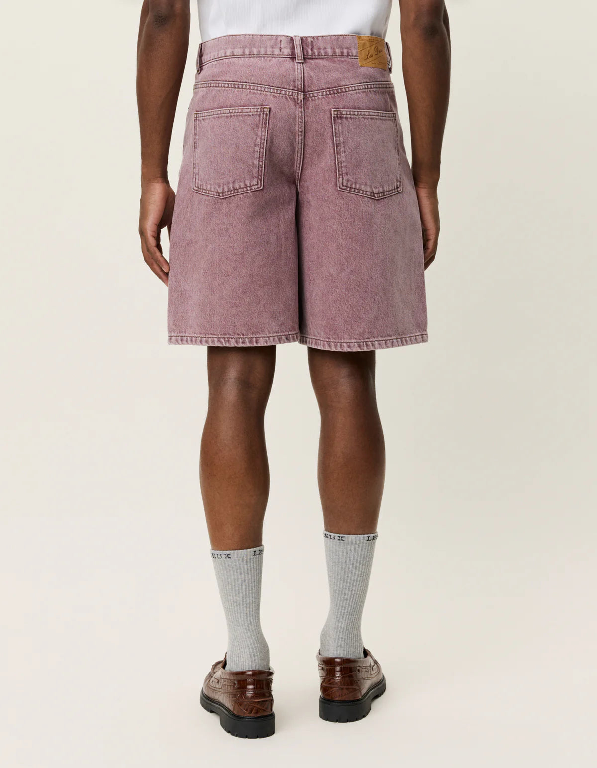 Les Deux Ryder Denim Shorts - Light Pink Men's Bottoms - Sloane Boutique
