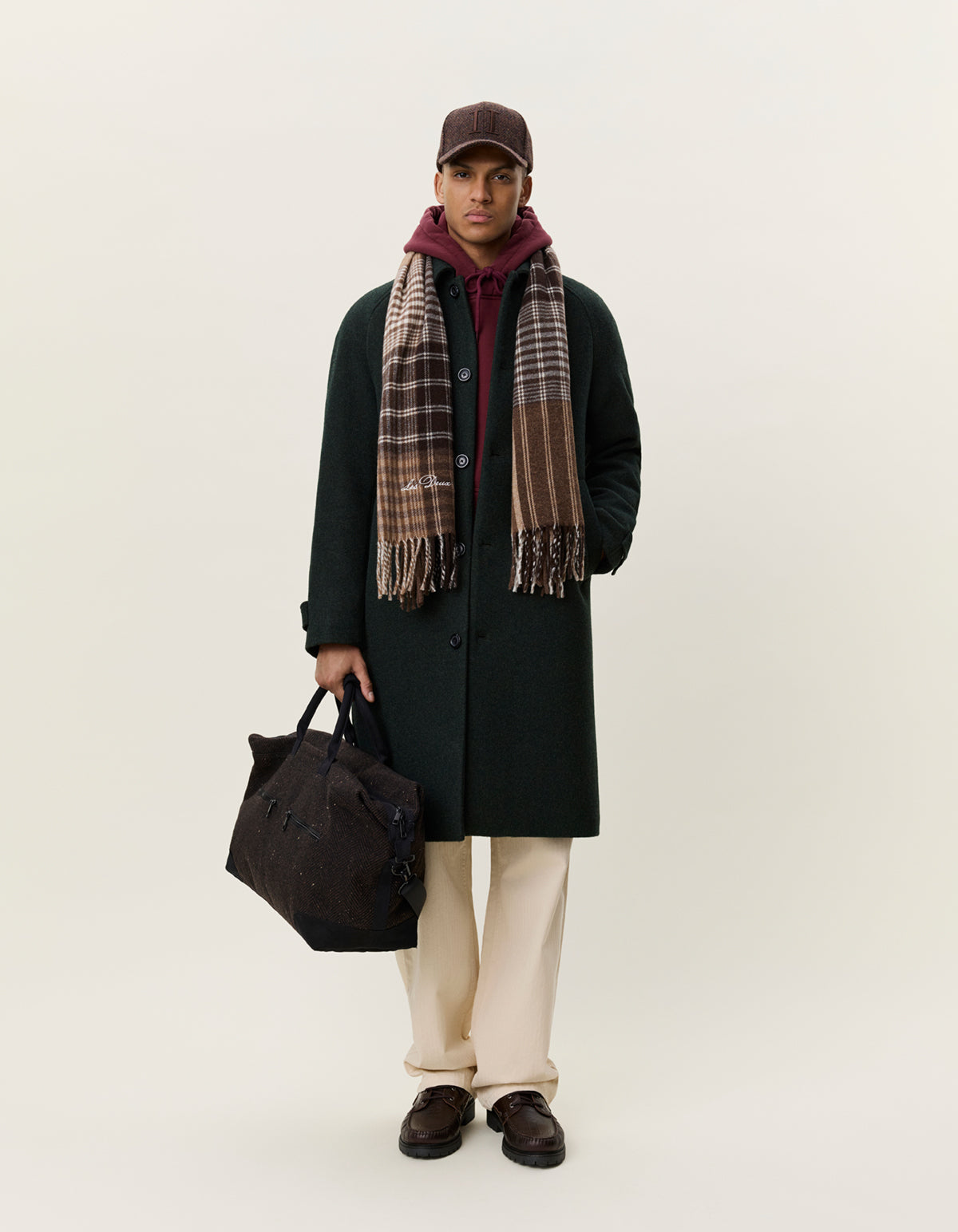 Les Deux Solid Wool Coat - Rosin Green Outerwear - Sloane Boutique
