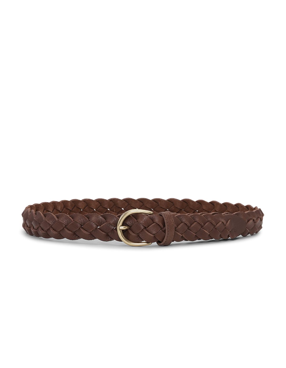 Les Deux Victor Braided Belt - Brown Men's Accessories - Sloane Boutique