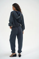 LnA Aspyn Jogger - Navy Stone Wash Women's Bottoms - Sloane Boutique