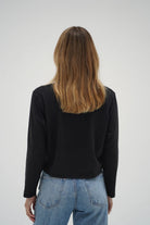 LnA Ava Spandex Jersey Long Sleeve - Black Women's Tops - Sloane Boutique