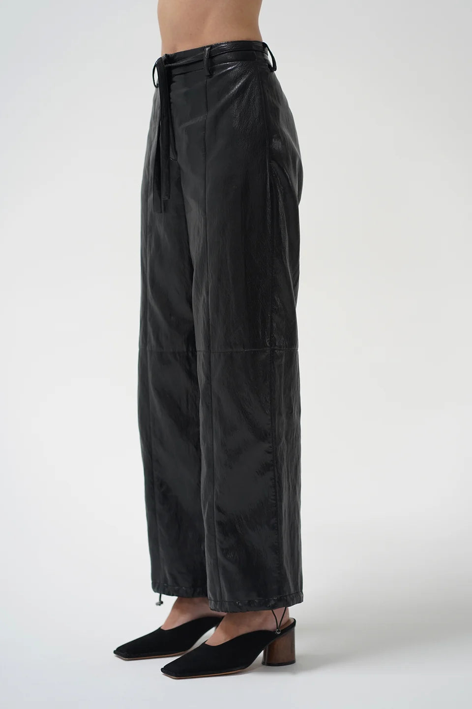 LnA Brixton Faux Leather Pant - Black Women's Bottoms - Sloane Boutique