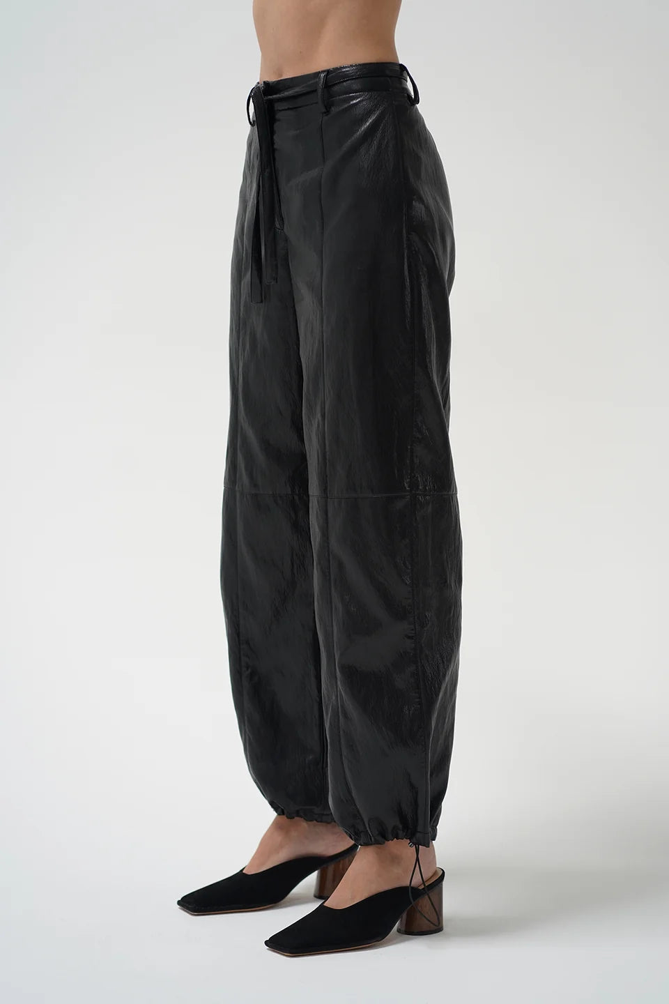 LnA Brixton Faux Leather Pant - Black Women's Bottoms - Sloane Boutique