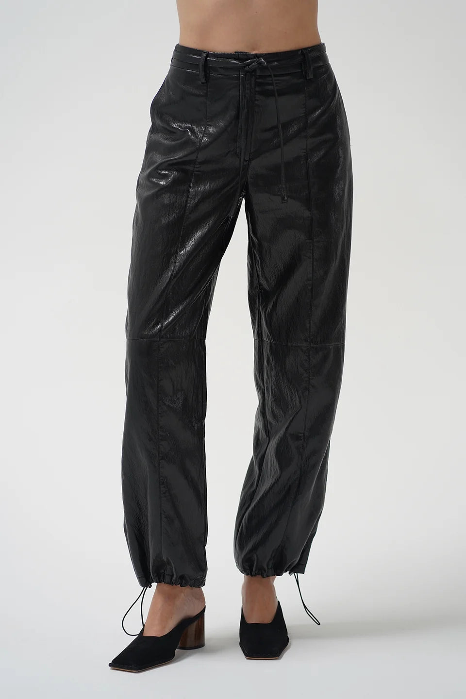 LnA Brixton Faux Leather Pant - Black Women's Bottoms - Sloane Boutique