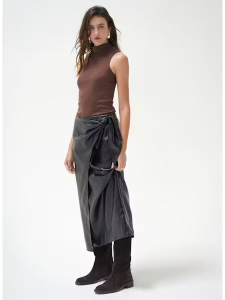 LnA Celine Turtleneck - Fig Women's Tops - Sloane Boutique