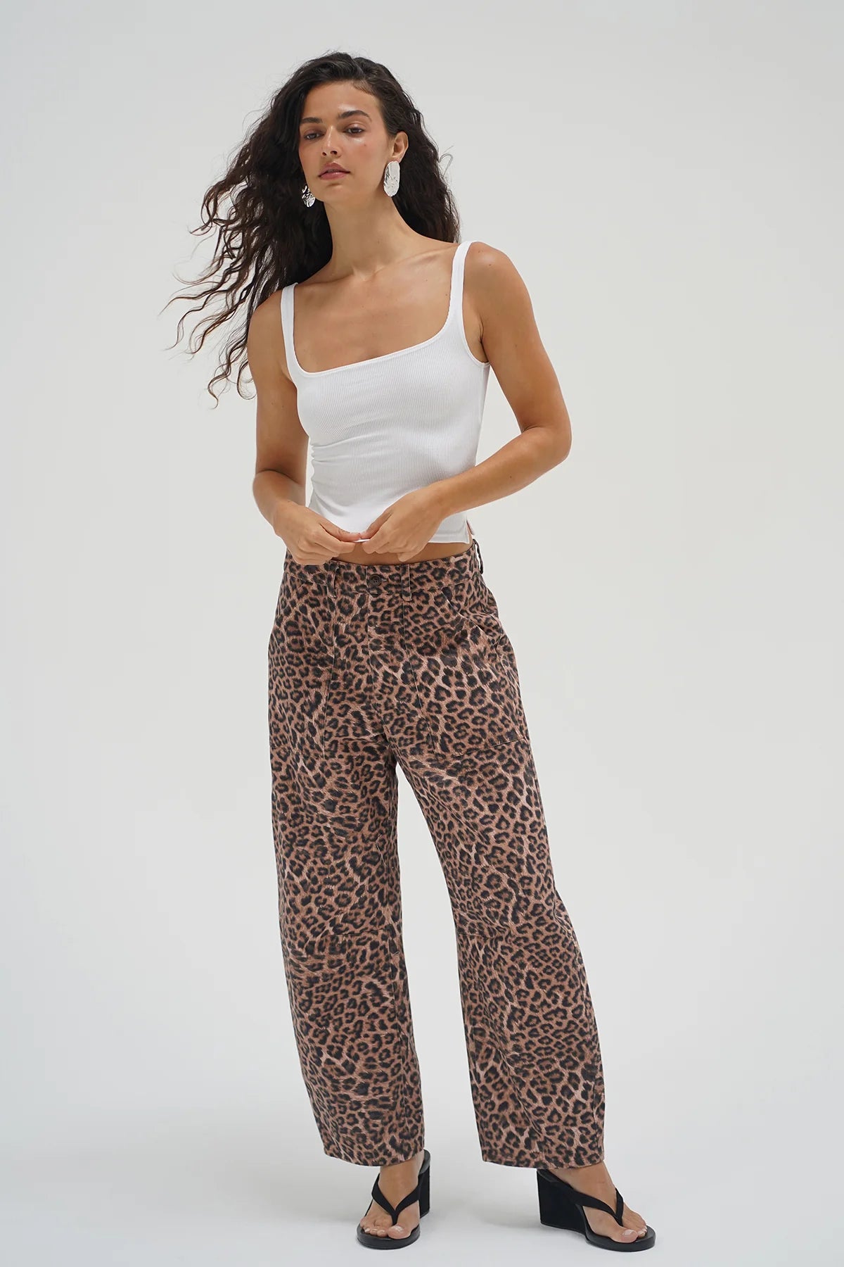 LnA Cross Creek Pant - Leopard Women's Bottoms - Sloane Boutique