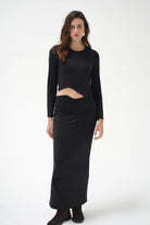 LnA Etta Top - Black Women's Tops - Sloane Boutique
