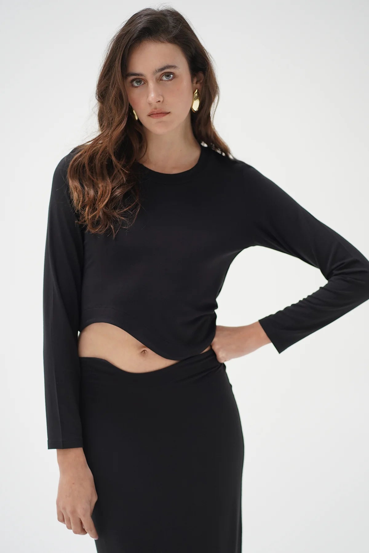 LnA Etta Top - Black Women's Tops - Sloane Boutique
