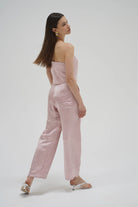 LnA Kait Shine Pant - Rosewater Shine Women's Bottoms - Sloane Boutique