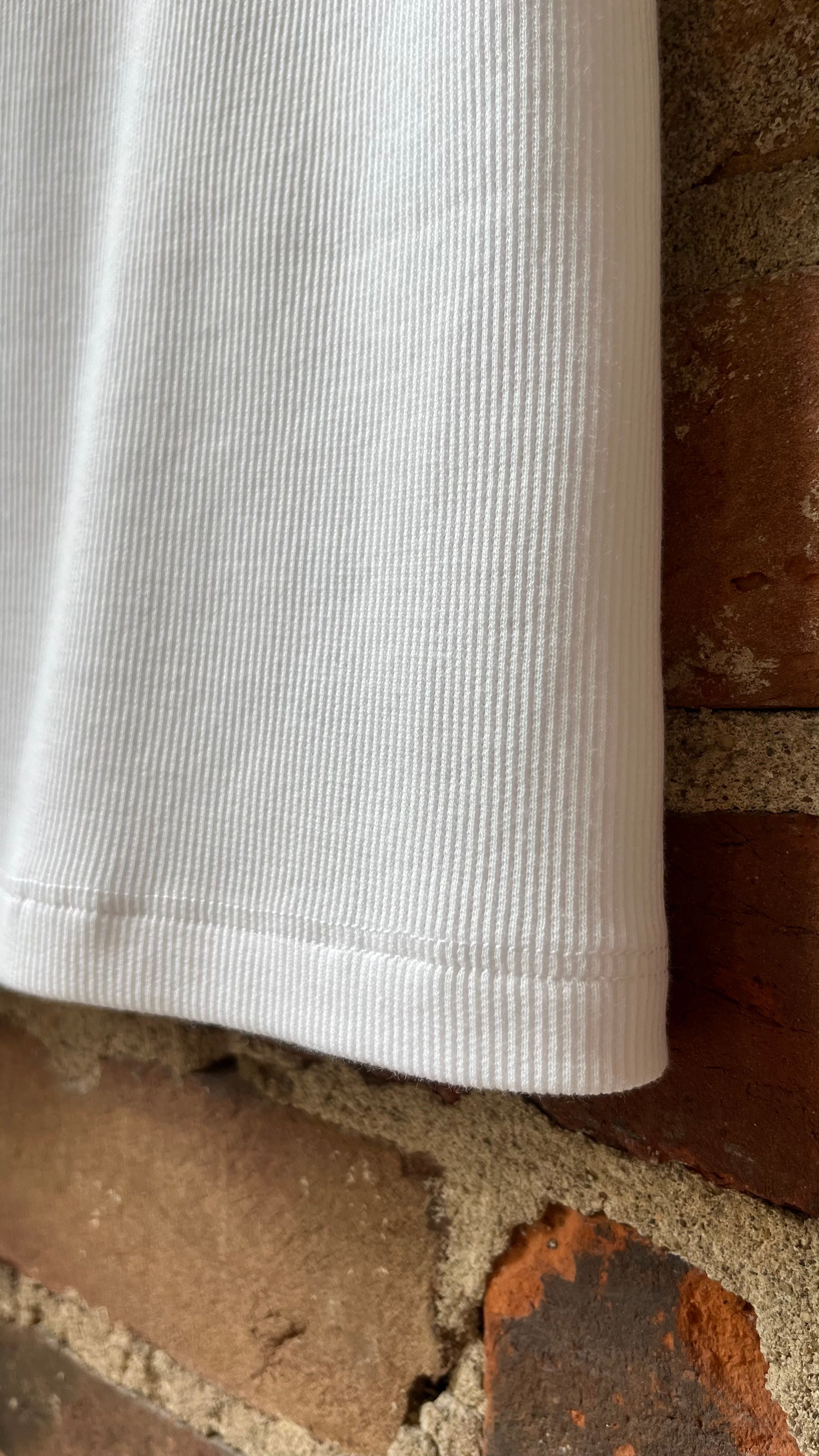 LnA Maya Cotton Rib Tank - White Women's Tops - Sloane Boutique