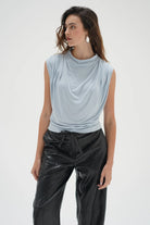 LnA Mira Top - Starlight Blue Women's Tops - Sloane Boutique