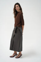 LnA Opal Top - French Roast Women's Tops - Sloane Boutique