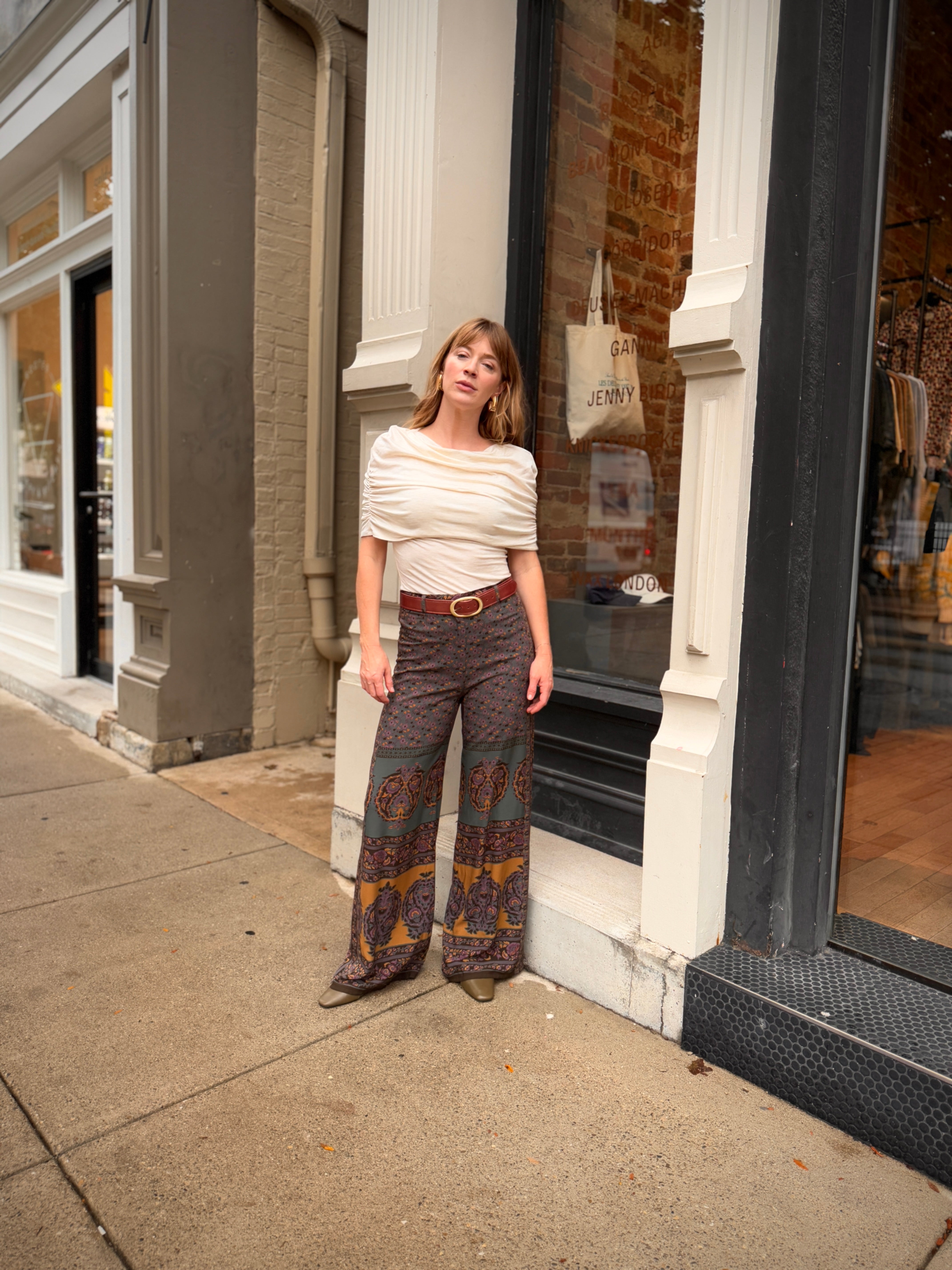 LnA Rylie Shawl Top - Halo Women's Tops - Sloane Boutique