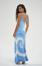 LNA Sicily Tie Dye Dress - Biarritz Blue Dresses - Sloane Boutique