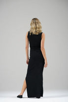 LnA Steph Ribbed Skirt - Black Women's Bottoms - Sloane Boutique