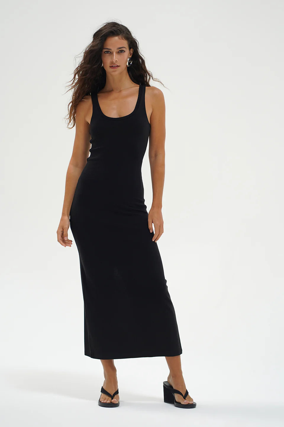 LnA Wade Maxi Dress - Black Dresses - Sloane Boutique